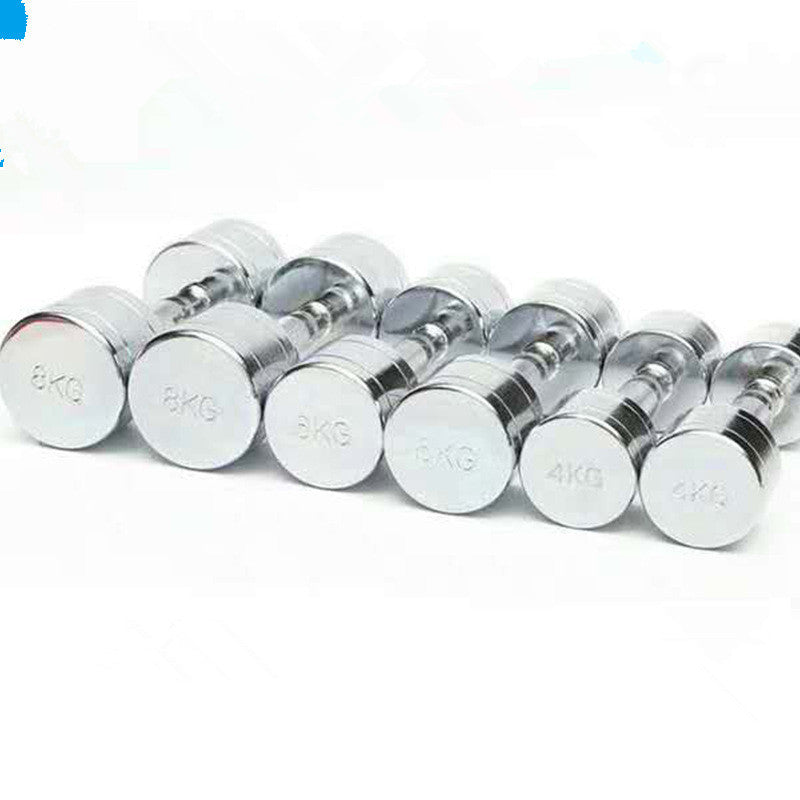 Pure Steel Home Fitness Electroplating Dumbbell Gym Equipment