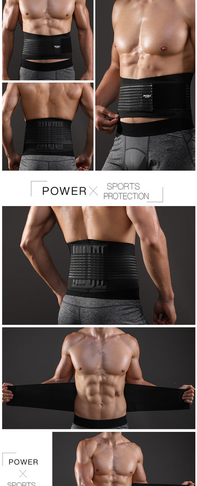 Breathable Pressurized Fixed Support Belt Outdoor Sports Weightlifting Fitness Running Protective Gear